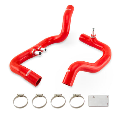 Mishimoto 2018+ Jeep Wrangler JL / Gladiator JT 3.6L AT Red Silicone Radiator Coolant Hose Kit