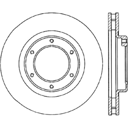 StopTech Cryo Slotted Sport Brake Rotor - Right