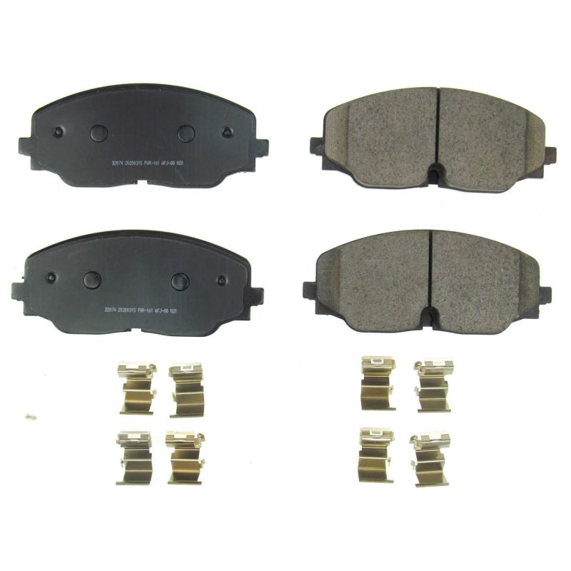 Power Stop 18-19 Volkswagen Atlas Front Z17 Evolution Ceramic Brake Pads w/Hardware