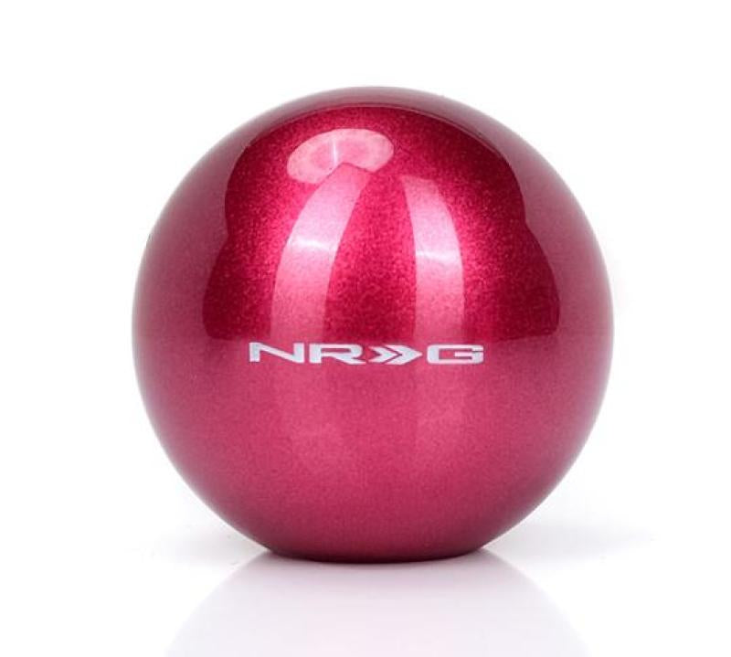 NRG Fushia Sparkly Painted Titanium Round Shifter Heavy Weight