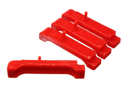 Energy Suspension GM BBC Red Radiator Isolator Pad Set - 4 Row