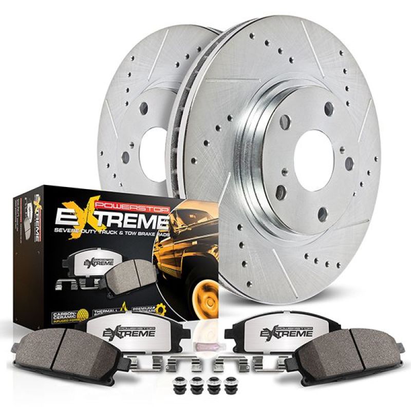 Power Stop 2021 Ford F-150 350mm Rear Z36 Truck & Tow Brake Kit