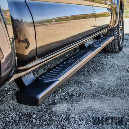 Westin 2005-2018 Toyota Tacoma Double Cab R5 Nerf Step Bars - Black