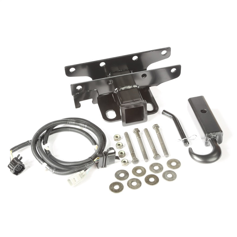 Rugged Ridge Receiver Hitch Kit Hook 07-18 Jeep Wrangler JK