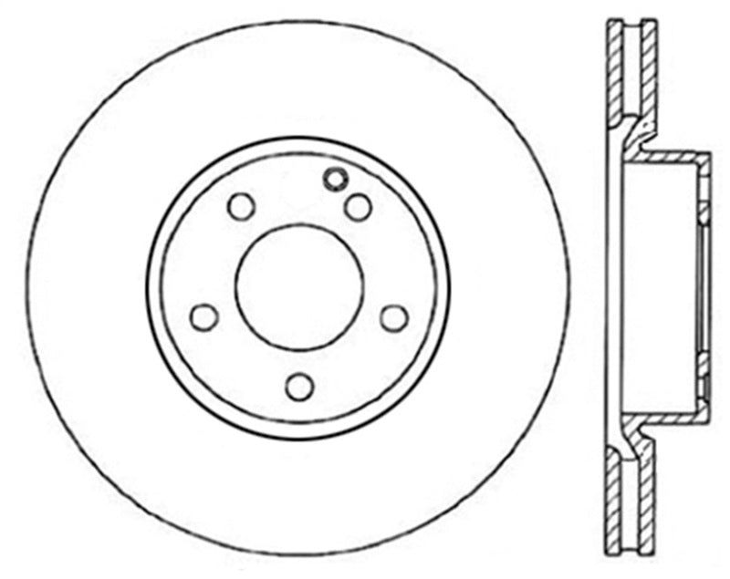 StopTech Drilled Sport Brake Rotor