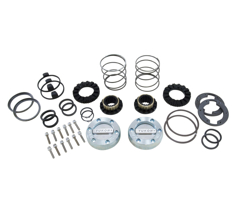 Yukon Gear Hardcore Locking Hub Set For GM 8.5in Front & Dana 44 / 19 Spline