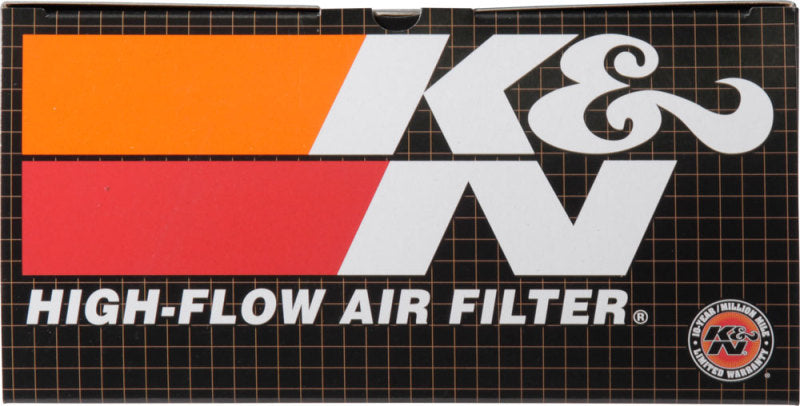 K&N Custom Oval Race Filter 5-1/8in FLG / 9in OD x 3-3/8in HW/VENT