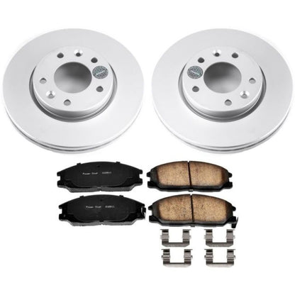 Power Stop 02-04 Kia Sedona Front Z17 Evolution Geomet Coated Brake Kit