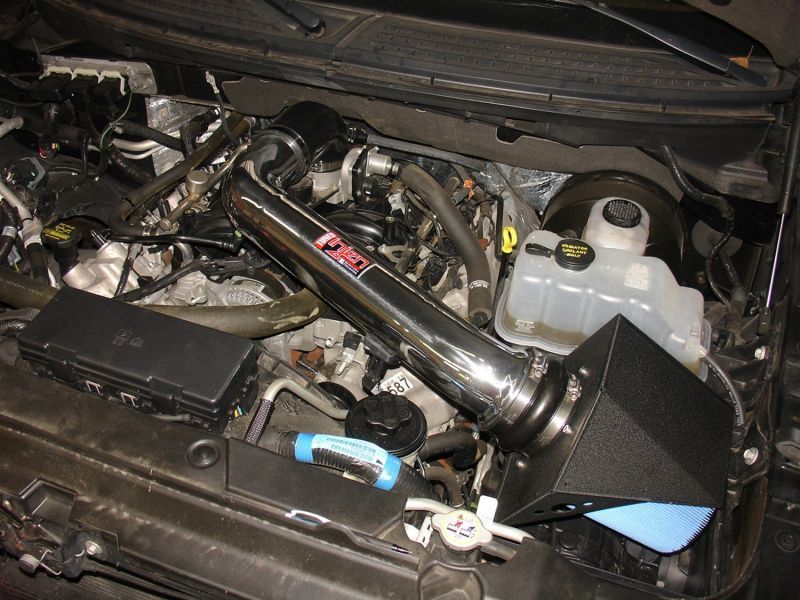 Injen 09-10 Ford F-150 V8 5.4L Wrinkle Black Power-Flow Air Intake System
