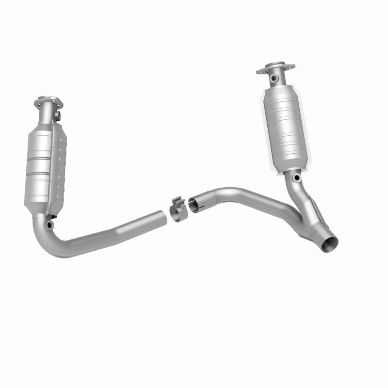 MagnaFlow Conv DF 05-06 Dodge Dakota/2006 Mitsubishi Raider 3.7L Y-Pipe Assembly