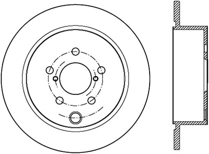 StopTech Drilled Sport Brake Rotor