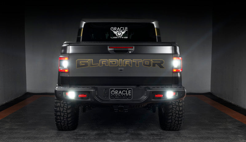 Oracle Rear Bumper LED Reverse Lights for Jeep Gladiator JT - 6000K SEE WARRANTY