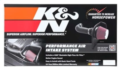 K&N 14-16 Kia Forte Coup L4-1.6L F/I Silver Typhoon Short Ram Intake