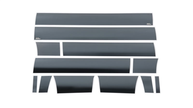 Putco 09-14 Ford F-150 Super Crew 5.5 (w/ Flares) 7in Wide - (12pcs) Black Platinum Rocker Panels