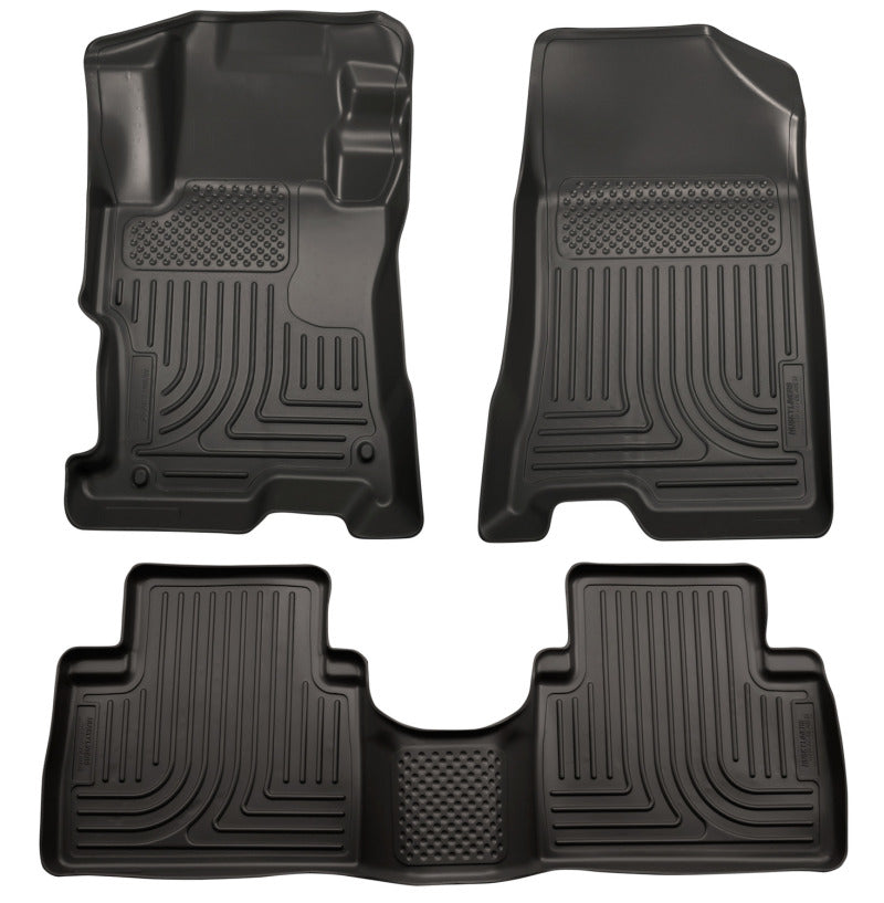 Husky Liners 11-12 Kia Sportage WeatherBeater Combo Black Floor Liners