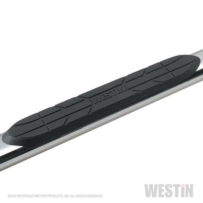 Westin Premier 4 Oval Nerf Step Bars 91 in - Stainless Steel