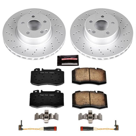 Power Stop 03-06 Mercedes-Benz CL500 Front Z23 Evolution Sport Coated Brake Kit