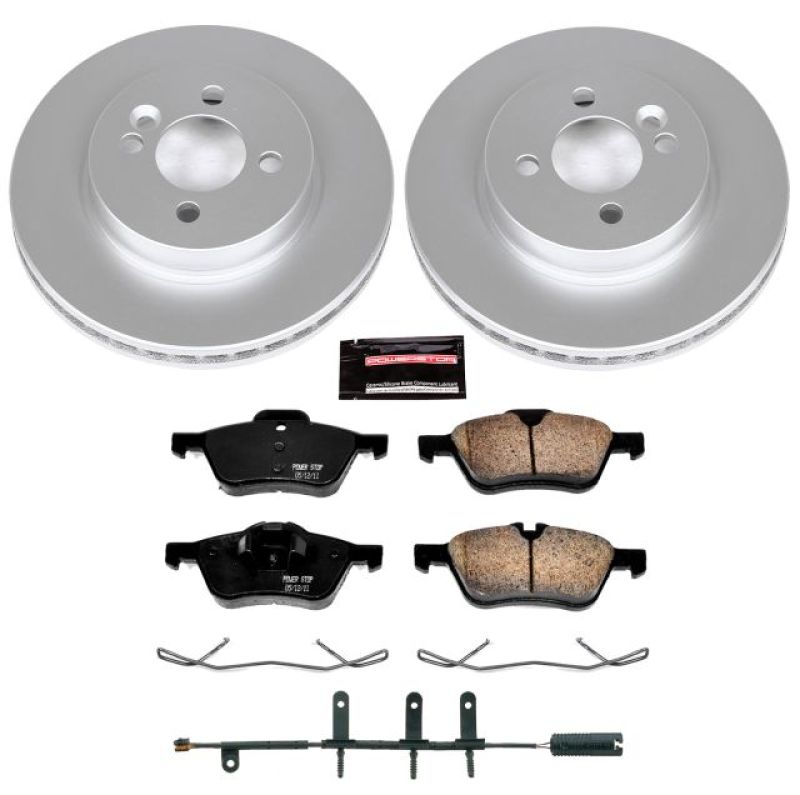 Power Stop 07-08 Mini Cooper Front Z23 Evolution Sport Coated Brake Kit