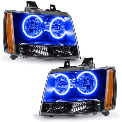 Oracle 07-13 Chevrolet Avalanche Pre-Assembed SMD Headlights - Blue SEE WARRANTY