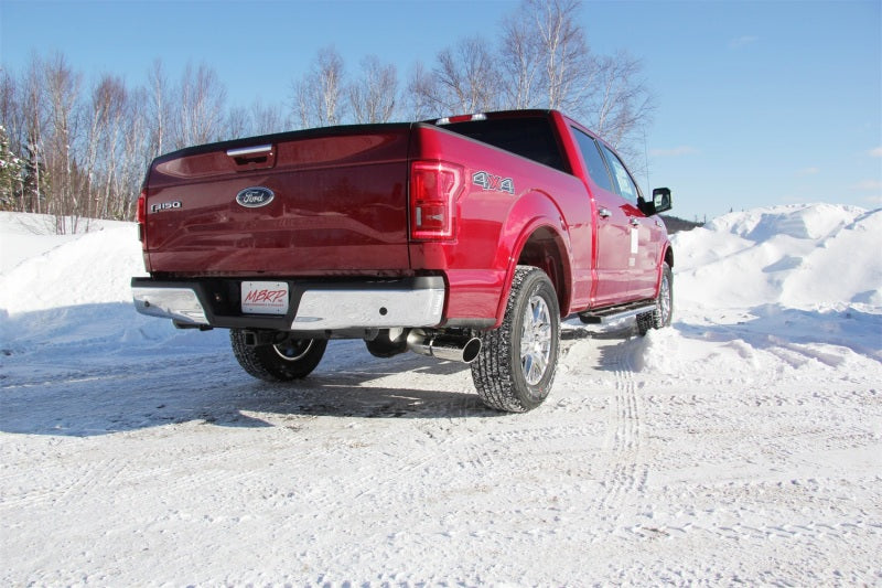 MBRP 2015 Ford F-150 2.7L / 3.5L EcoBoost 4in Cat Back Single Side Black Exhaust System