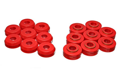 Energy Suspension Fd Bronco Body Mount Set - Red