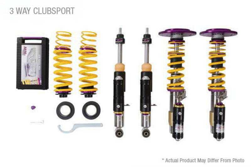 KW Porsche 911 996 GT2 GT3 Clubsport Coilover Kit 3-Way