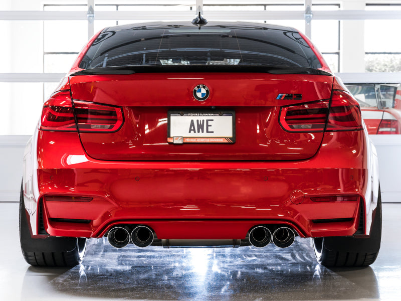 AWE Tuning BMW F8X M3/M4 SwitchPath Catback Exhaust - Chrome Silver Tips