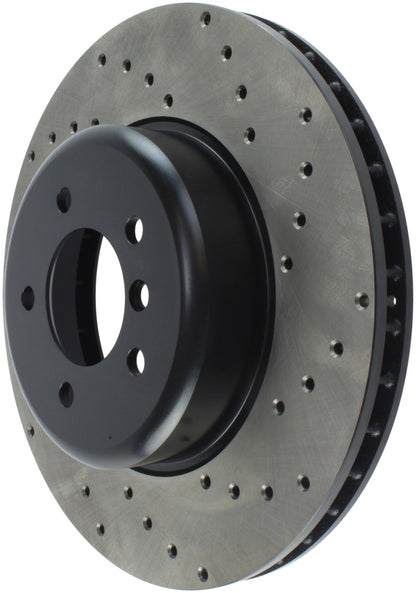 StopTech 04-10 BMW 5-Series & 6-Series Drilled Left Front Rotor