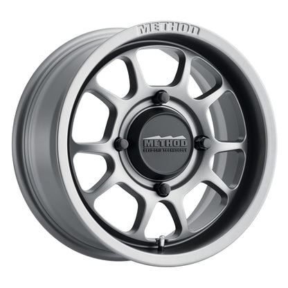 Method MR409 15x7 4+3/+13mm Offset 4x136 106.25mm CB Steel Grey Wheel