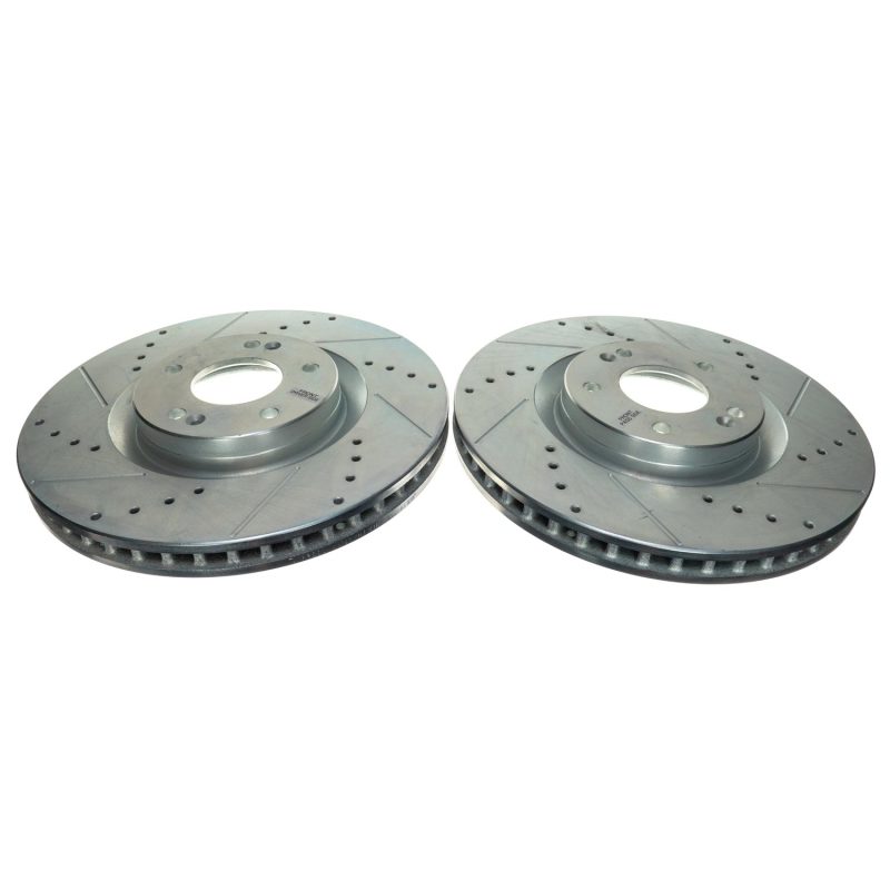 Power Stop 21-22 Kia Sorento Front Drilled & Slotted Rotor (Pair)