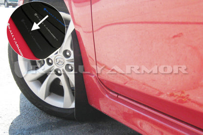 Rally Armor 10-13 Mazda3/Speed3 (Hatch/Sedan) Black UR Mud Flap w/Grey Logo