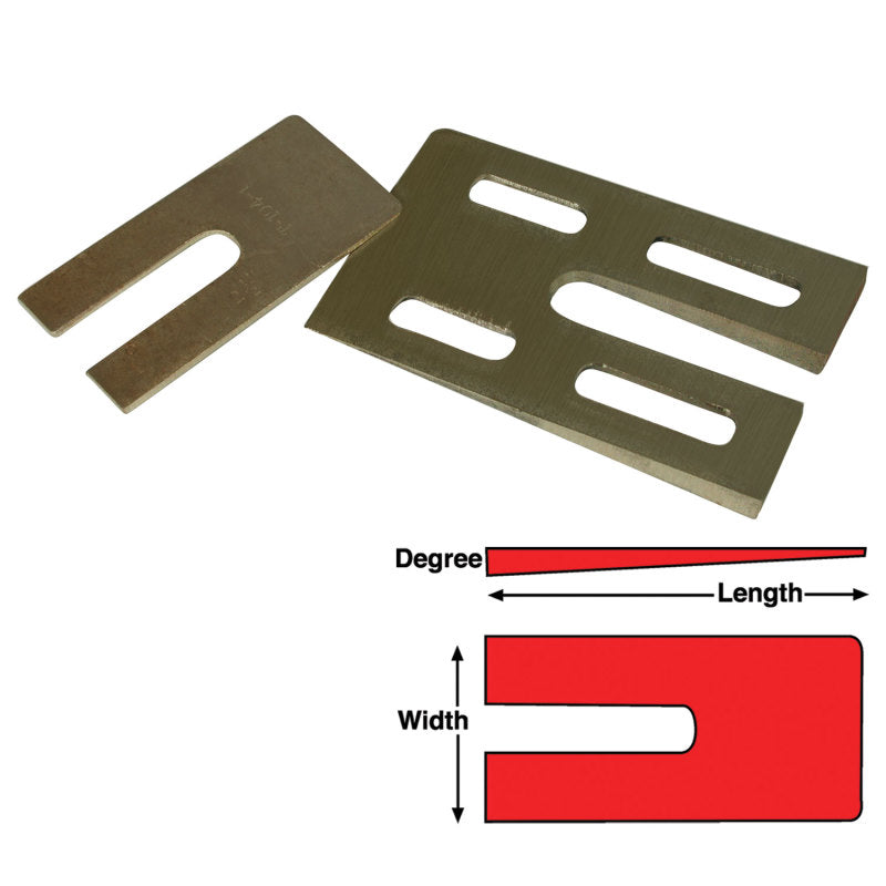 SPC Performance MBZ SHIMS 2.5X5X4 deg.(6)