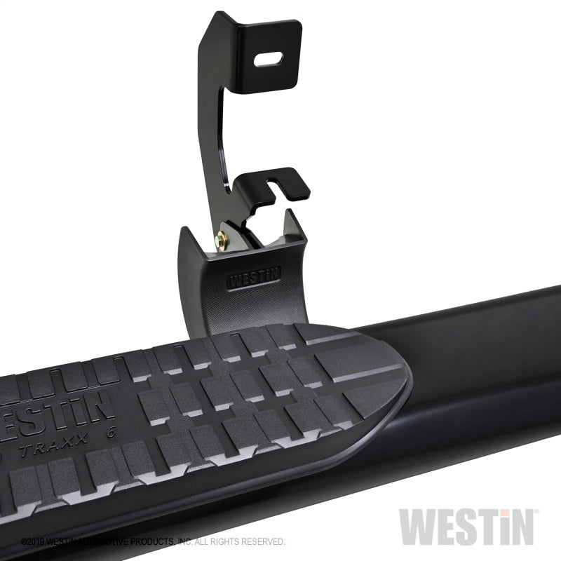 Westin 2019 Chevrolet Silverado Double Cab PRO TRAXX 6 Oval Nerf Step Bars - Black