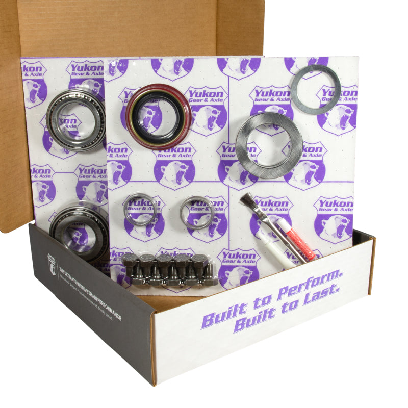 Yukon 8.8in Ford 3.55 Rear Ring & Pinion Install Kit 2.99in OD Axle Bearings and Seals