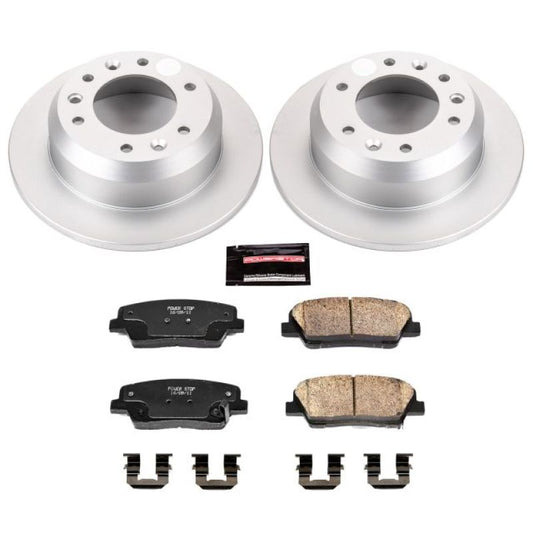 Power Stop 07-08 Hyundai Entourage Rear Z17 Evolution Geomet Coated Brake Kit