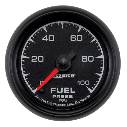 Autometer ES 52mm 0-100 PSI Fuel Pressure Gauge