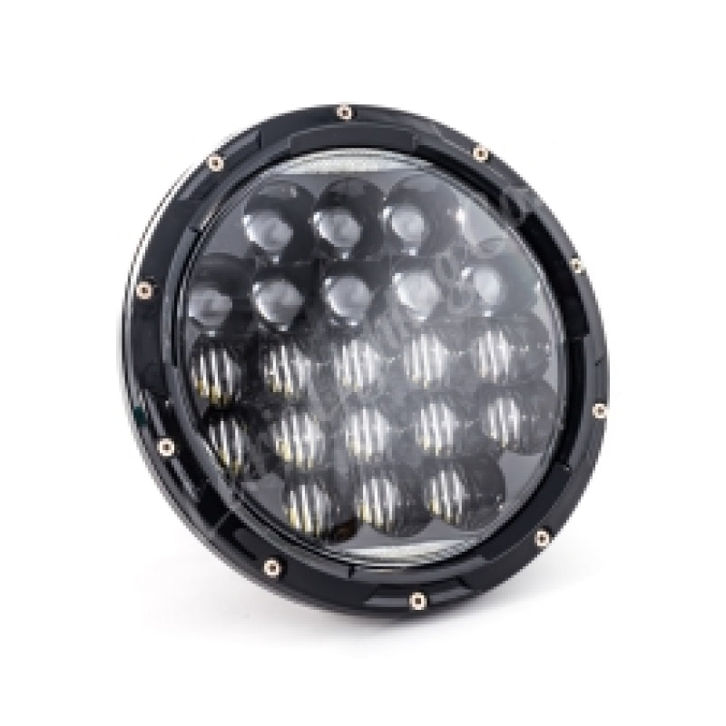 Letric Lighting 7in Led Aggressive Headlght Blk
