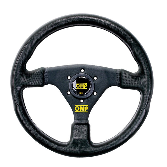 OMP GP Racing Steering Wheel - Black/Black