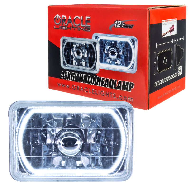 Oracle Pre-Installed Lights 4x6 IN. Sealed Beam - White Halo SEE WARRANTY