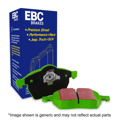 EBC 04-07 Chrysler Town & Country 3.3 Rear Drums Greenstuff Front Brake Pads