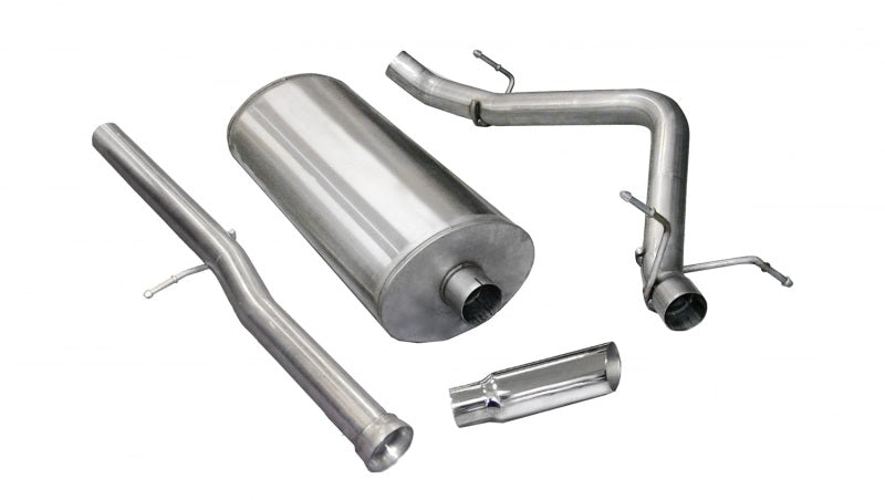 Corsa 2011-2013 Chevrolet Silverado Crew Cab/Short Bed 1500 6.2L V8 Polished Sport Cat-Back Exhaust