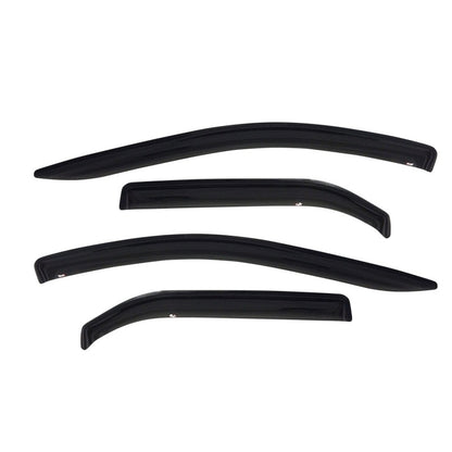 Westin 2001-2004 Ford/Lincoln F-150 SuperCrew Wade Slim Wind Deflector 4pc - Smoke