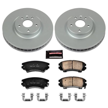 Power Stop 11-17 Chevrolet Caprice Front Z17 Evolution Geomet Coated Brake Kit