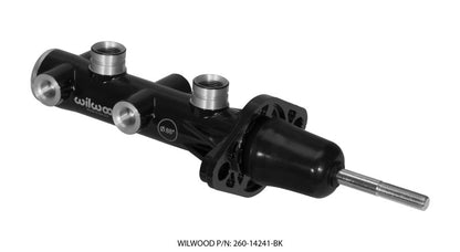 Wilwood Tandem Remote Master Cylinder - 7/8in Bore Black