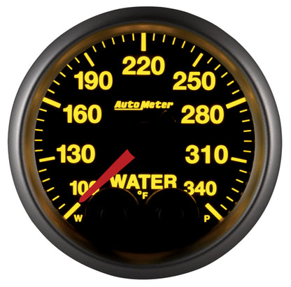 Autometer Elite 52mm 100-340 Deg F Water Temperature Peak and Warn Gauge w/ Electonic Control