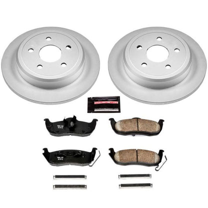 Power Stop 06-10 Jeep Commander Rear Z17 Evolution Geomet Coated Brake Kit