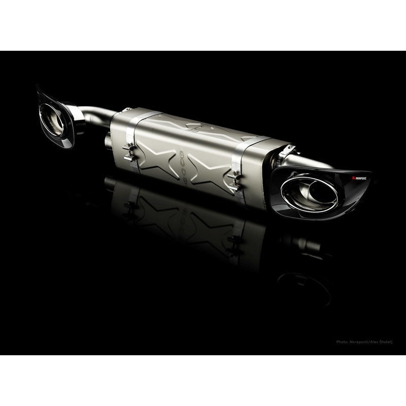 Akrapovic 10-13 Porsche 911 Turbo / Turbo S (997 FL) Slip-On Line (Titanium) w/ Titanium Tips