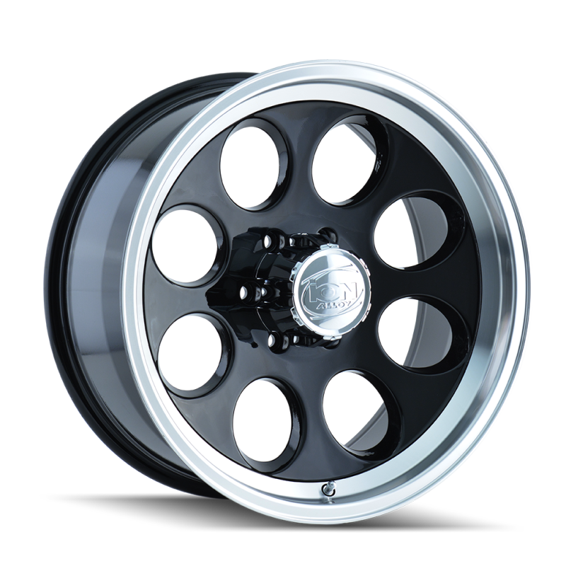 ION Type 171 15x10 / 5x120.65 BP / -38mm Offset / 83.82mm Hub Black/Machined Wheel