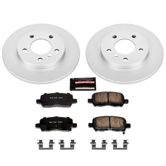 Power Stop 05-09 Buick Allure Rear Z17 Evolution Geomet Coated Brake Kit