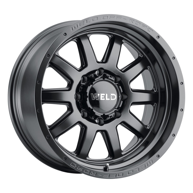 Weld Off-Road 20x9 8x170 ET00 5.00BS 125.1 Hub Bore Satin Black Stealth 101 Wheel